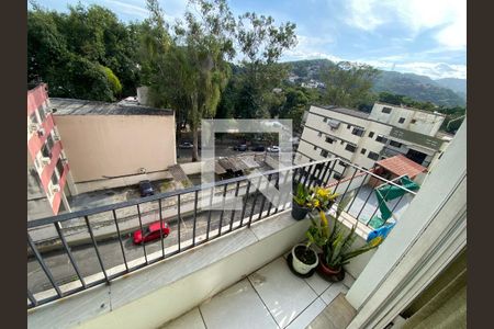 Varanda - Sala de apartamento à venda com 2 quartos, 57m² em Tanque, Rio de Janeiro