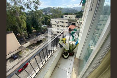 Varanda - Sala de apartamento à venda com 2 quartos, 57m² em Tanque, Rio de Janeiro