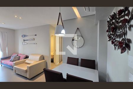 Sala de apartamento para alugar com 2 quartos, 72m² em Gonzaga, Santos