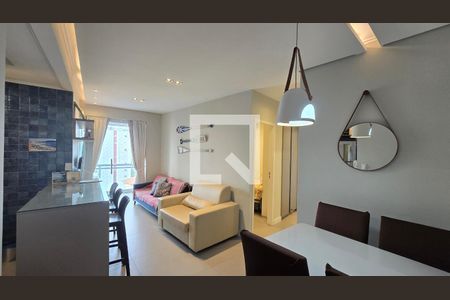 Sala de apartamento para alugar com 2 quartos, 72m² em Gonzaga, Santos