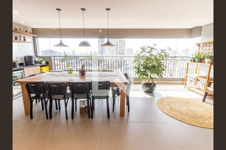 Varanda da Sala de apartamento à venda com 3 quartos, 159m² em Alto da Mooca, São Paulo