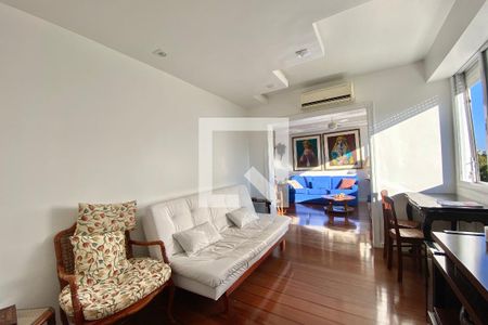 Sala de estar de apartamento para alugar com 3 quartos, 110m² em Leblon, Rio de Janeiro