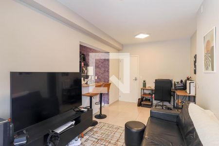 Sala de apartamento à venda com 1 quarto, 80m² em Jardim Santo Amaro, São Paulo