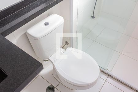 Banheiro da Suíte de apartamento à venda com 1 quarto, 31m² em Vila Romana, São Paulo