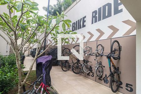 Área Comum - Bicicletário de apartamento à venda com 1 quarto, 31m² em Vila Romana, São Paulo