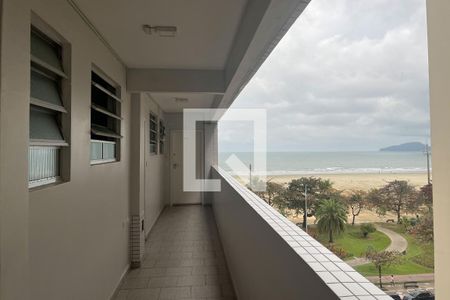 Corredor de apartamento para alugar com 1 quarto, 63m² em Gonzaga, Santos