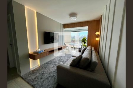 Sala de apartamento à venda com 2 quartos, 64m² em Vila Cordeiro, São Paulo