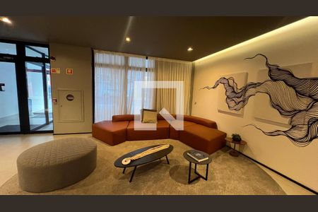 Hall de entrada de kitnet/studio para alugar com 1 quarto, 23m² em Pinheiros, São Paulo