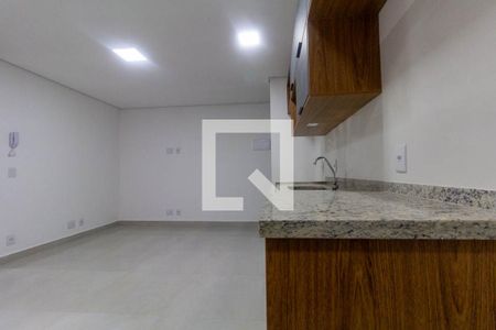 Sala/Cozinha de apartamento à venda com 1 quarto, 44m² em Vila Carrão, São Paulo