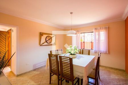 Sala de Jantar de casa à venda com 3 quartos, 208m² em Vila Humaita, Santo André