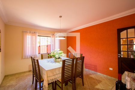 Sala de Jantar de casa à venda com 3 quartos, 208m² em Vila Humaita, Santo André