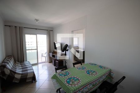 Sala de Estar de apartamento para alugar com 1 quarto, 72m² em Vila Assuncao, Praia Grande
