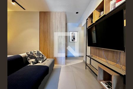 Sala de apartamento à venda com 1 quarto, 49m² em Campo Belo, São Paulo