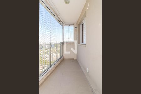 Varanda da Sala de apartamento à venda com 2 quartos, 42m² em Jardim Monte Alegre, Taboão da Serra