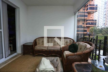 Varanda da Sala de apartamento à venda com 3 quartos, 109m² em Vila Andrade, São Paulo