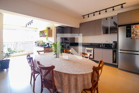 sala jantar de apartamento para alugar com 3 quartos, 106m² em Vila Almeida, Indaiatuba