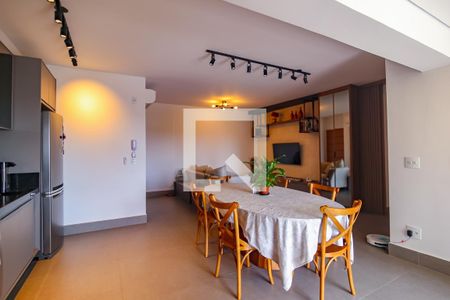 sala jantar de apartamento para alugar com 3 quartos, 106m² em Vila Almeida, Indaiatuba