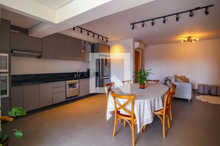 sala jantar de apartamento para alugar com 3 quartos, 106m² em Vila Almeida, Indaiatuba