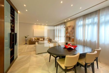 Sala de apartamento à venda com 4 quartos, 140m² em Carmo, Belo Horizonte