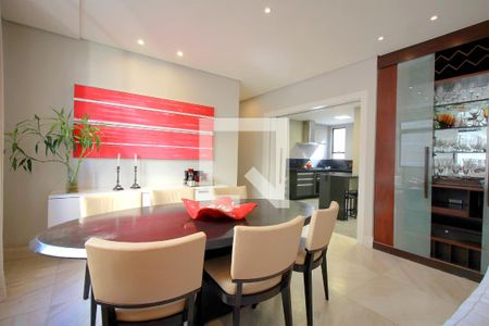 Sala de Jantar de apartamento à venda com 4 quartos, 140m² em Carmo, Belo Horizonte