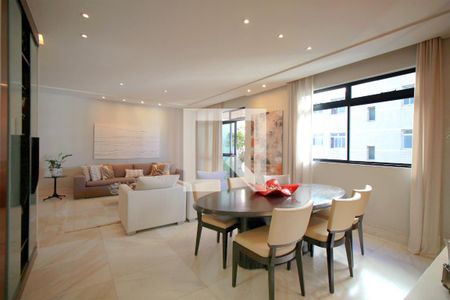 Sala de Jantar de apartamento à venda com 4 quartos, 140m² em Carmo, Belo Horizonte