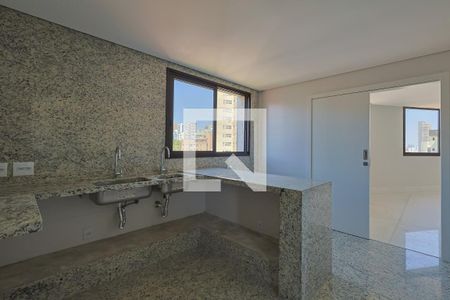 Cozinha de apartamento à venda com 4 quartos, 186m² em Serra, Belo Horizonte