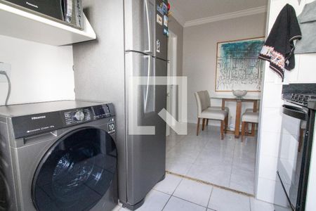 Sala/Cozinha de apartamento para alugar com 1 quarto, 42m² em Nova Campinas, Campinas
