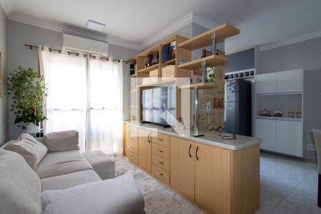 Sala/Cozinha de apartamento para alugar com 1 quarto, 42m² em Nova Campinas, Campinas