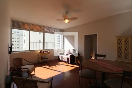 Sala de apartamento para alugar com 3 quartos, 90m² em Centro, Guarujá