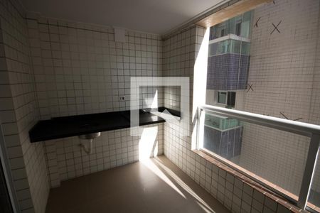 Varanda de apartamento para alugar com 1 quarto, 50m² em Vila Caiçara, Praia Grande