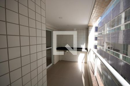 Varanda de apartamento para alugar com 1 quarto, 50m² em Vila Caiçara, Praia Grande