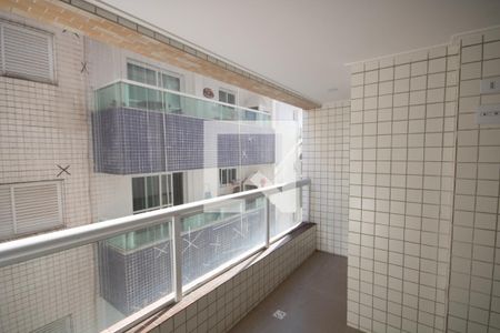 Varanda de apartamento para alugar com 1 quarto, 50m² em Vila Caiçara, Praia Grande