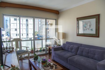 Sala de apartamento à venda com 3 quartos, 92m² em Campo Belo, São Paulo