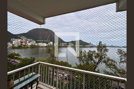 Varanda da Sala de apartamento para alugar com 3 quartos, 120m² em Lagoa, Rio de Janeiro