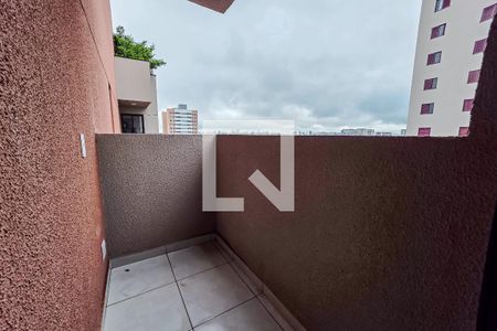 Varanda da Sala de apartamento para alugar com 2 quartos, 52m² em Campestre, Santo André