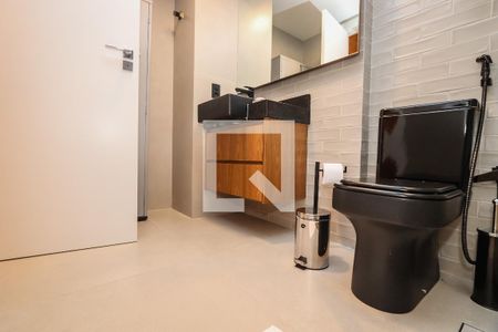 Banheiro da Suíte de kitnet/studio à venda com 1 quarto, 55m² em Jardim Paulista, São Paulo