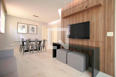 Sala de apartamento para alugar com 3 quartos, 100m² em Carmo, Belo Horizonte