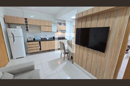 Sala de apartamento para alugar com 2 quartos, 52m² em Macuco, Santos