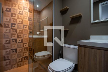 Lavabo de apartamento à venda com 1 quarto, 84m² em Jardim Caravelas, São Paulo