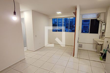 Sala/Cozinha de apartamento à venda com 2 quartos, 43m² em Curicica, Rio de Janeiro
