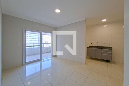 Sala de apartamento para alugar com 2 quartos, 77m² em Guilhermina, Praia Grande
