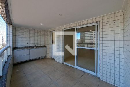 Sacada de apartamento para alugar com 2 quartos, 77m² em Guilhermina, Praia Grande