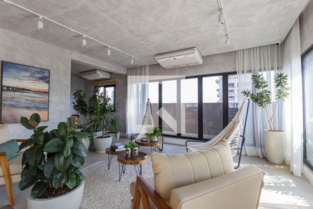 Área comum - Salão de festas de kitnet/studio à venda com 1 quarto, 32m² em Vila Olímpia, São Paulo