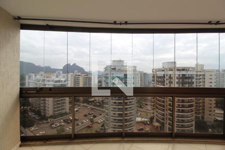 Sala - Varanda  de apartamento à venda com 4 quartos, 130m² em Jacarepaguá, Rio de Janeiro