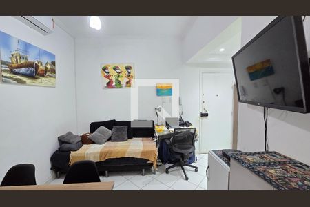 Sala de apartamento para alugar com 1 quarto, 46m² em Pompéia, Santos