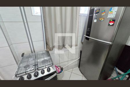 Cozinha de apartamento para alugar com 1 quarto, 46m² em Pompéia, Santos