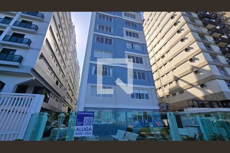 Fachada de apartamento para alugar com 1 quarto, 46m² em Pompéia, Santos
