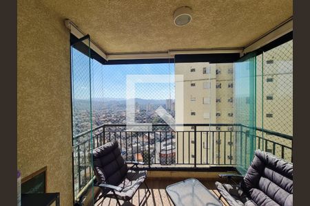 Varanda da Sala de apartamento à venda com 3 quartos, 76m² em Picanço, Guarulhos