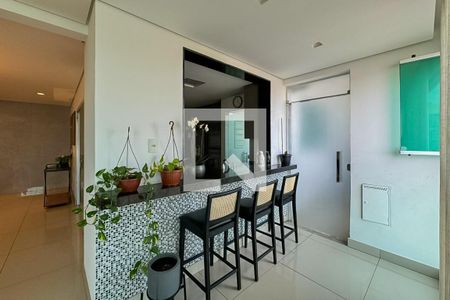 Varanda da Sala de apartamento à venda com 4 quartos, 154m² em Maria Virgínia, Belo Horizonte