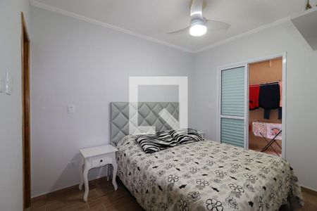 Suíte 2 de apartamento à venda com 2 quartos, 68m² em Vila Alzira, Santo André